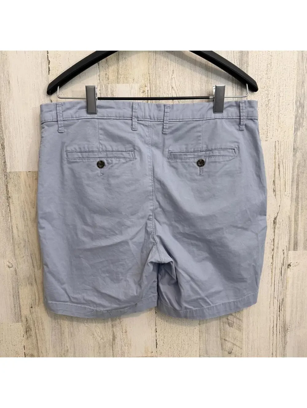 Goodfellow Men’s Size 34 Stretch Chino Shorts Blue Casual Summer